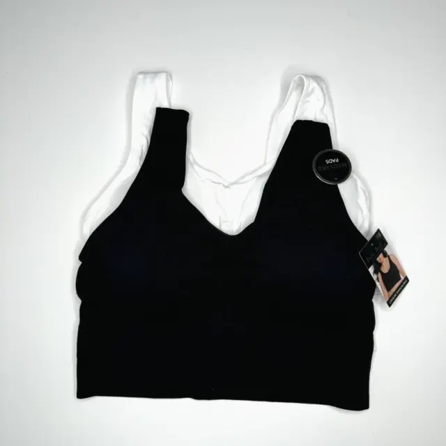 Delta Burke Intimates Women's Plus-Size Seamless Comfort Bra - 3 Pack -  Grey, White, & Black - 3X 