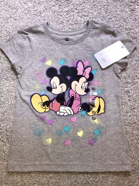 Disney Store Mickey & Minnie Tshirt Age 4 NEW WITH TAGS
