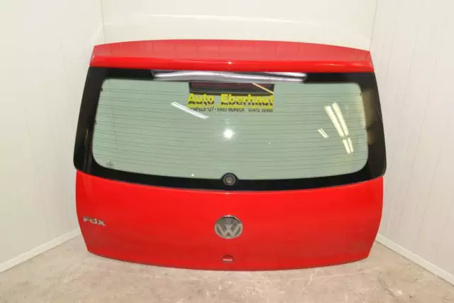 VW Fox 5Z 05-10 Heckklappe Heckdeckel Rot LY3D mit Heckscheibe