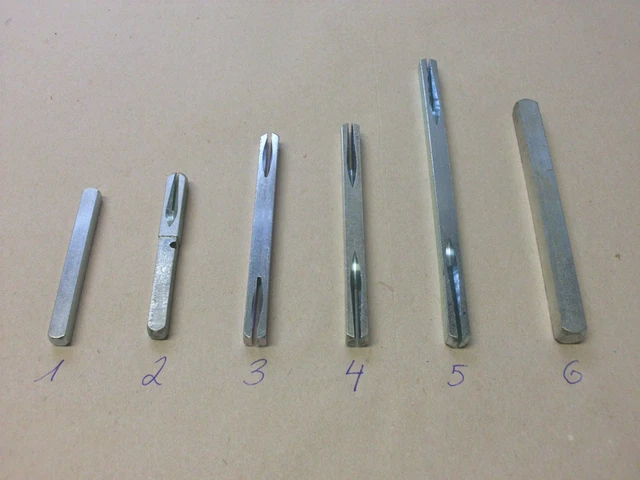 ToniTec Profilstift Massivstift - Vierkantstift Verzinkt Typ M