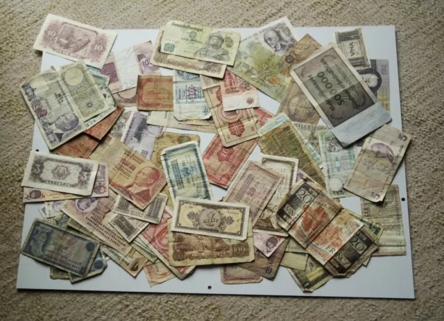 World Banknote Collection: Over 50 Banknotes