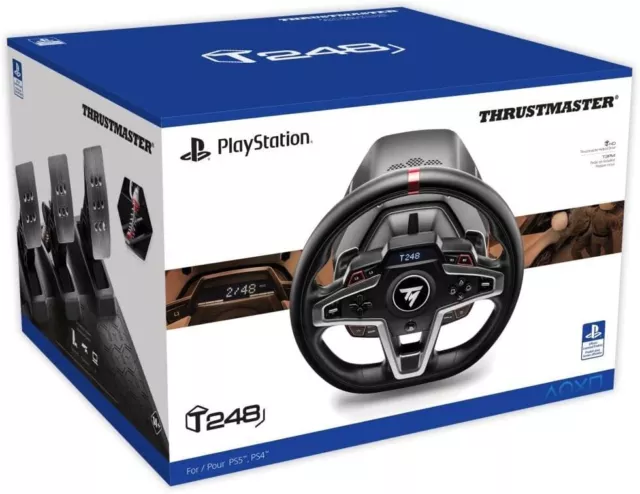 Thrustmaster T248P Volant de Direction + Pédales US + Emea Type C (Eu) PS4/PS5/