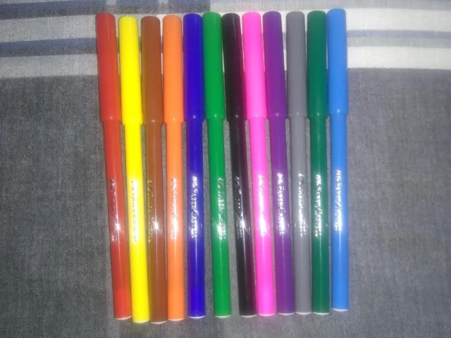 Faber Castell Connector Clip Fibre Felt Tip Pens Vibrant Colours