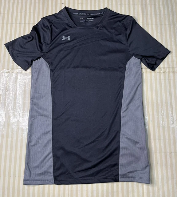 Under Armor Childrens Black Lose T-Shirt Heatgear Size YXL
