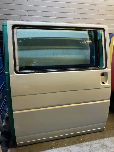 Vw T4 Transporter White Drivers Sliding Door Caravelle O/S