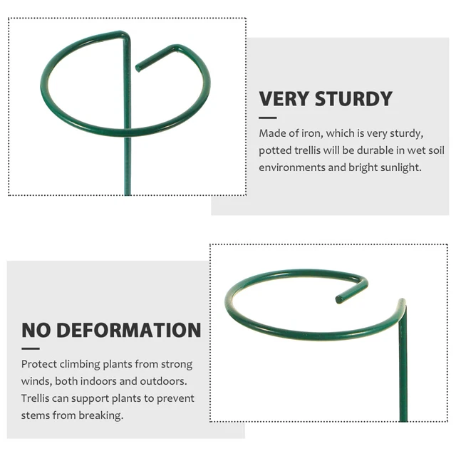Supporto Per Piante Rampicanti In Ferro Resistente * * * Per Giardino Esterno E Balcone - * A Treppiede * * Per Viti, Rose * Clematide