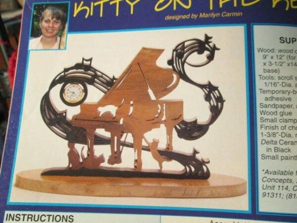 Creative Woodworks & Crafts March 1998 Magazine-Cats & Piano/Birds/Fish/Woodland