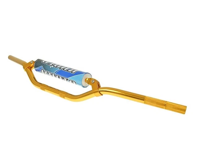MX guidon mât en aluminium et des coussins - or
