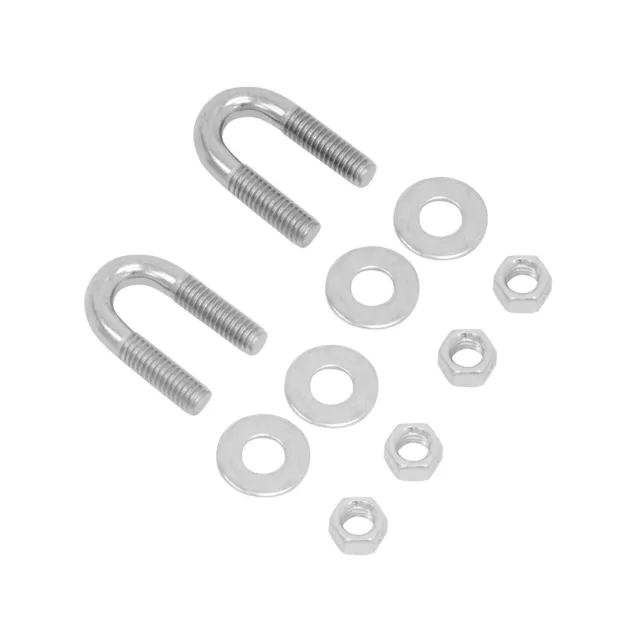 Reese Replacement Part, U-Bolt Package for Attaching Chain to Spring Bar (4 - Fl