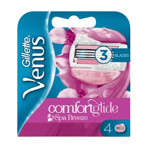 Gillette Venus Comfortglide Spa Breeze Rasierklingen - 4er Pack