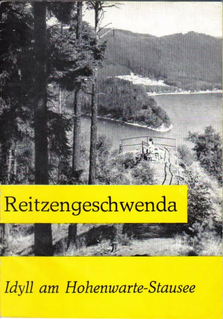 Reitzengeschwenda Idyll am Hohenwarte Stausee 600 Jahre 1978 Saalfeld Drognitz