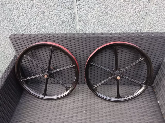 Raleigh Burner Bernardi Mozzi BMX Moy Style 6 Spoke Wheels