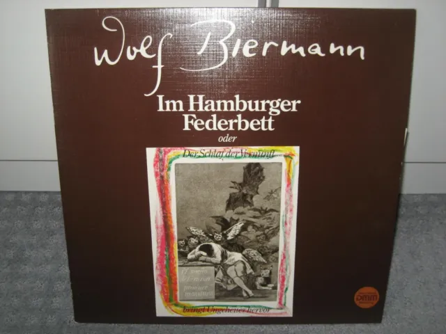 LP Wolf Biermann "Im Hamburger Federbett", Liedermacher!