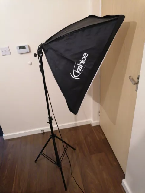 135W Continuous Lighting Soft Box Photography Studio Video w/2M Light Stand Kit