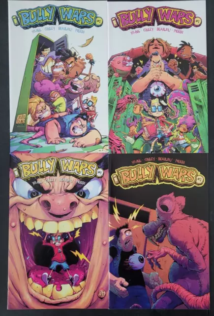 Bully Wars Set Of 7 Issues 2018) Image Comics Skottie Young! Variants!