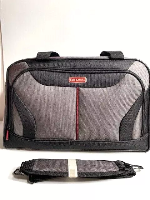 Samsonite Carry On Overnight Shoulder Bag Travel Tote Luggage Black-NWT