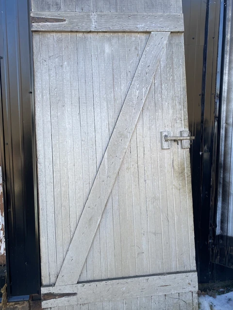 Vintage barn door, Rustic And Beautiful. With Latch assembly￼.36” X 78”
