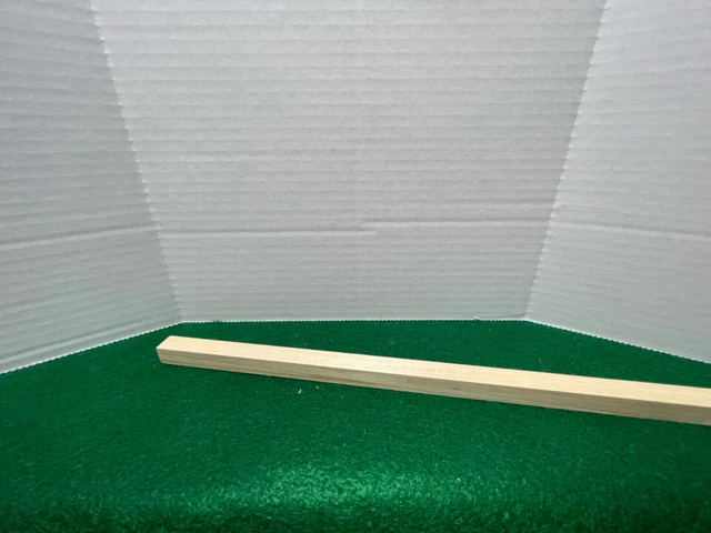 3/8" x 3/8" x 23" Model Lumber Basswood Strip 5 pieces