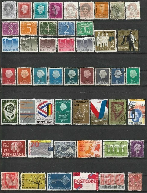 Niederlande Lot mit Marken aus Nederland Netherlands Pays-Bas Países Bajos 2170