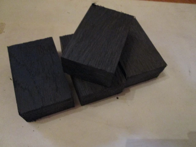 4pcs.lot Bog Oak morta wood(85x30x50mm) Woodturning/ knife block E41 4pcs.lot Bog Oak morta wood(85x30x50mm) Woodturning/ knife block E41