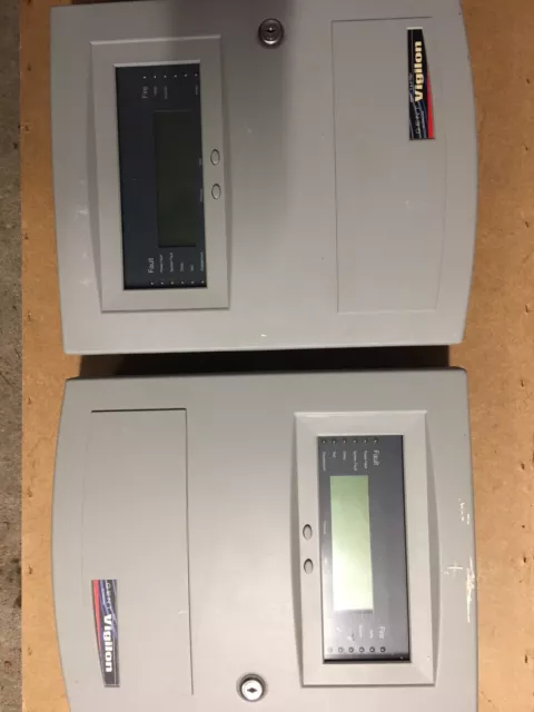 2 X Gent Vigilon  Fire Alarm Repeater Panel