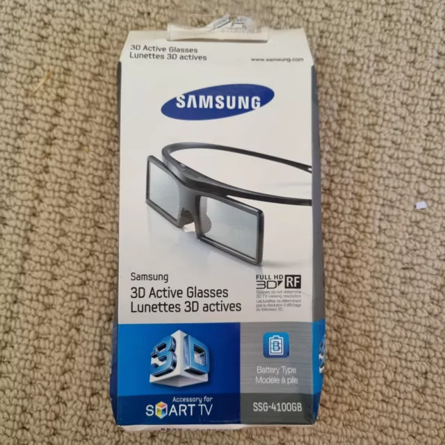 Samsung 3D Active Glasses SSG-4100GB Opened, Never Used with Batteries