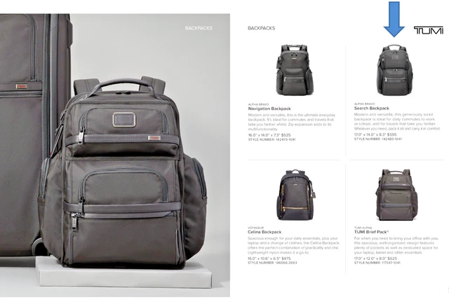 Tumi Alpha Bravo Search Backpack-New-FREE FREIGHT