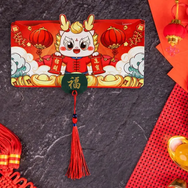 Rote Umschlagtasche für das chinesische Neujahr, Hong Bao Hongbao, rotes