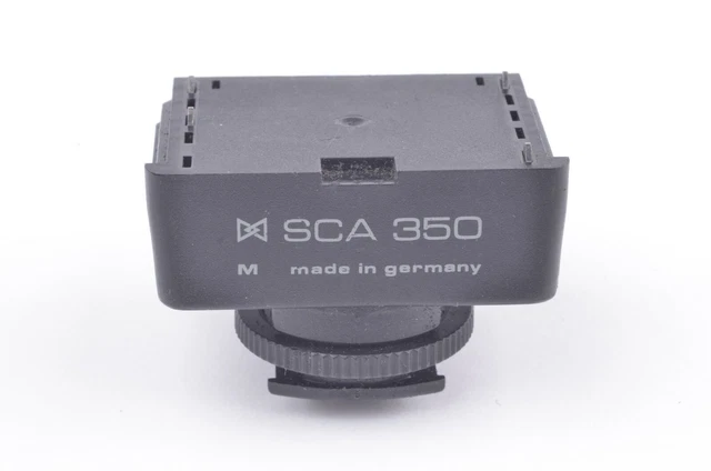 Exc++ Metz Sca 350 Dedicated Shoe Adapter For The Leica R4, Nice & Clean