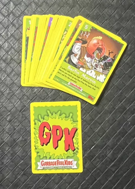 2004 GARBAGE PAIL KIDS ANS4 33 YELLOW GAME CARD SET ALL-NEW SERIES 4 no-golds