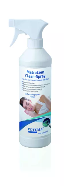 POTEMA® Matratzen Clean-Spray, Anti Milben Spray, 6 x 500 ml in der Sprühflasche
