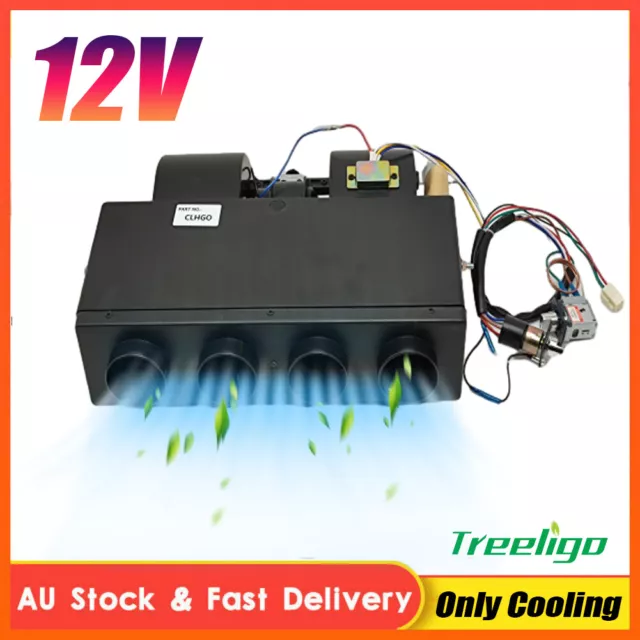 12V Only Cooling Universal A/C Underdash Air Conditioner Evaporator Compressor