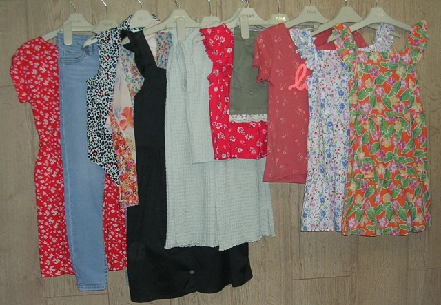 NEXT GAP BLUEZOO H&M etc Girls Summer Bundle Tops Dress Cardigan Age 6-7 122cm