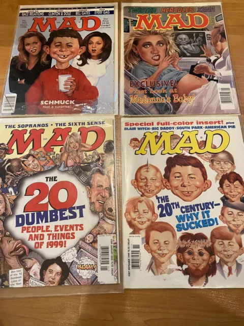 Mad Magazine Lot Of 7 Issues Friends Twilight Madonna Covers