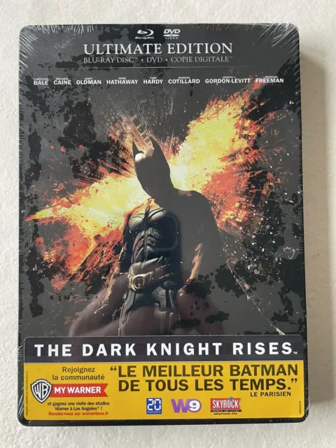 Steelbook Blu-Ray Ultimate Edition " The Dark Knight Rises NEW