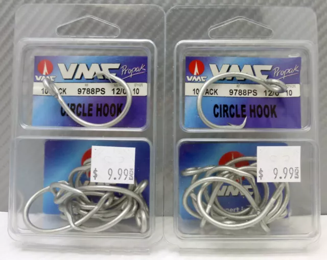 VMC ProPack Cirle Hooks 12/0 lot of 2 boxes 9788PS