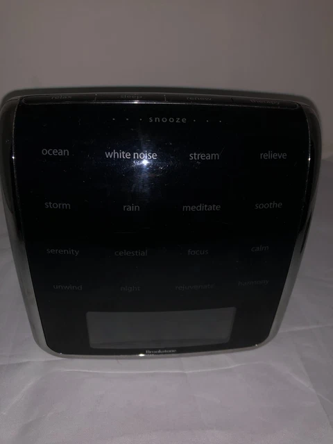 Brookstone Tranquil Moments 16 Máquina de Sonido Terapia del Sueño Ruido Blanco PROBADO