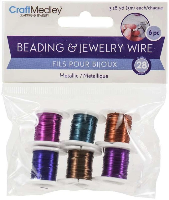 Metallic Wire 28g 6/Pkg Glam 775749255065