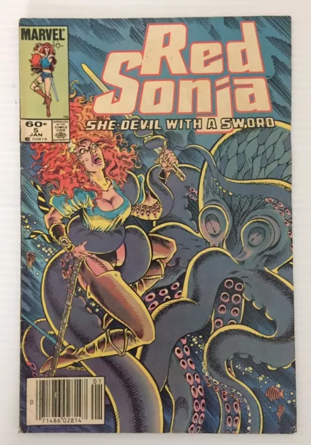 RED SONJA, She-Devil with a Sword Vol. 3 #5 (1985) MARVEL COMICS