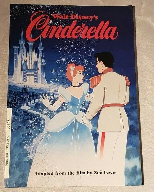 Walt Disneys Cinderella Paperback Book 1995