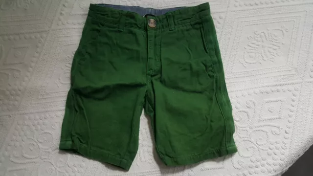 CYRILLUS 6 ans short chino vert classique chic garçon TRES BON ETAT