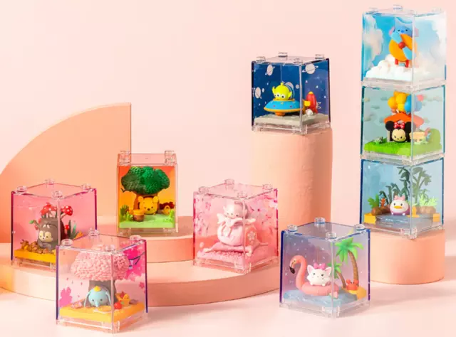 MINISO Disney Tsum Tsum Little World in Box Series Confirmed Blind Box Figure
