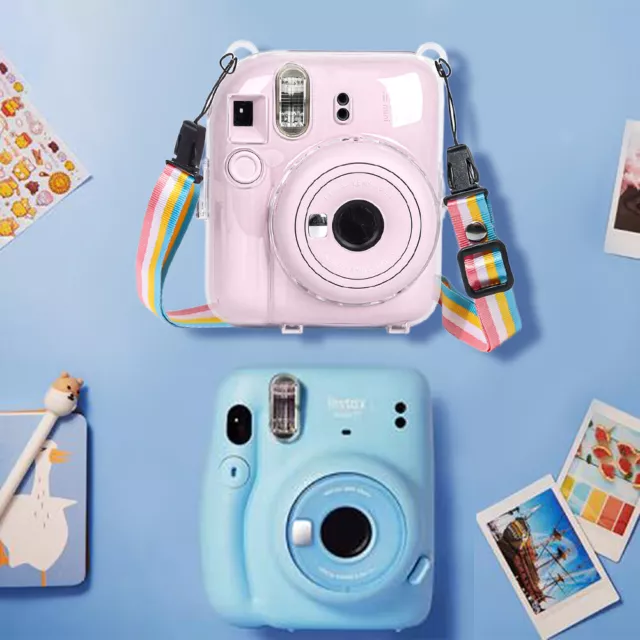 Mini Camera Bag PC Crystal Protective Shell Storage Box for Camera Instax Mini12