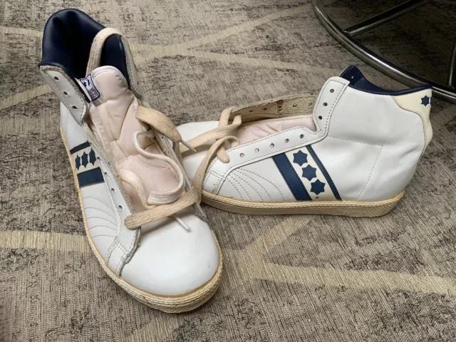 VINTAGE 1980S BASKETBALL Boots Rucanor size 7. New Unworn. High Tops. 50.00 PicClick UK