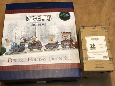 jim shore peanuts train sally