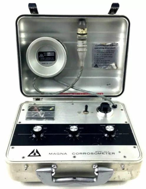 Magna Corp Model CK-2 Corrosometer Aluminum Case - Made In U.S.A Read Details