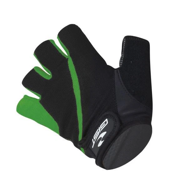 Guanti da bici Gist Feel antiscivolo Nero verde tagli L gel mtb bmx corsa