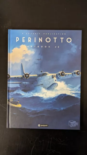 BD Artbook #2 PERINOTTO 1° Édition Paquet Cockpit Collection 2012 Rare Aviation