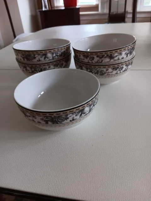 Royal Doulton Studio Provence 6" Bowls, set of 5
