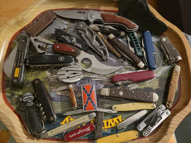 vintage pocket knives Lot